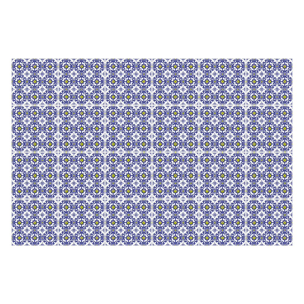 Konyha csempe matrica Finoman díszített mozaik