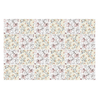 Konyha csempe matrica Virágmotívum gallyakkal