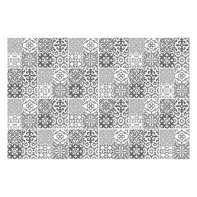 Konyha csempe matrica Elegánsan díszített csempék