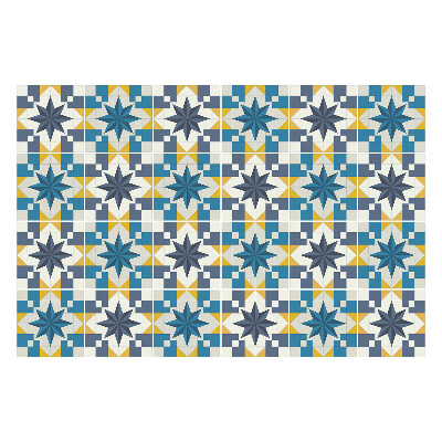 Fali csempe matrica Geometria csillagokkal