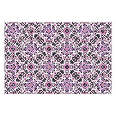 Konyha csempe matrica Virágdíszek online