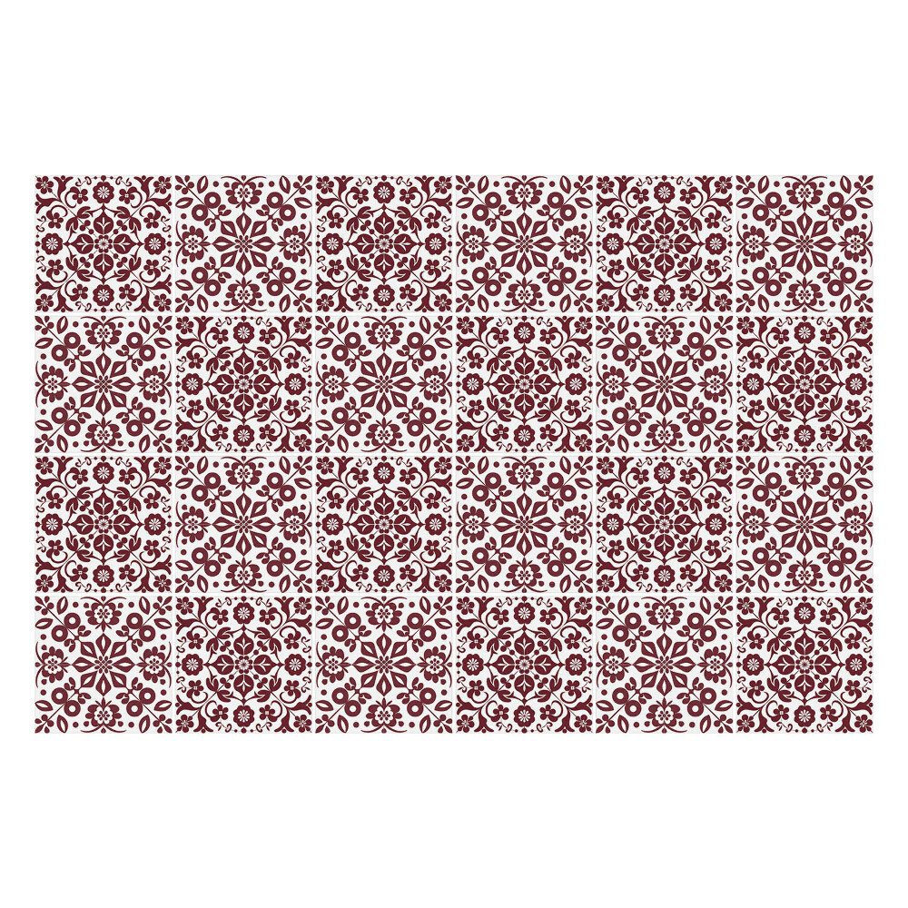 Konyha csempe matrica Népművészet ihlette minta