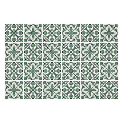 Konyha csempe matrica Virágdíszek hálóban