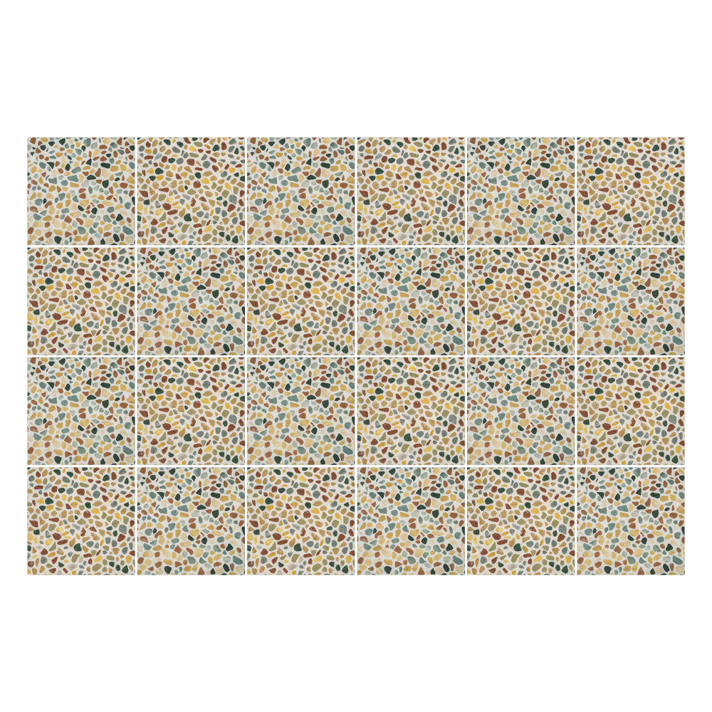 Fali csempe matrica Kő mozaik motívum