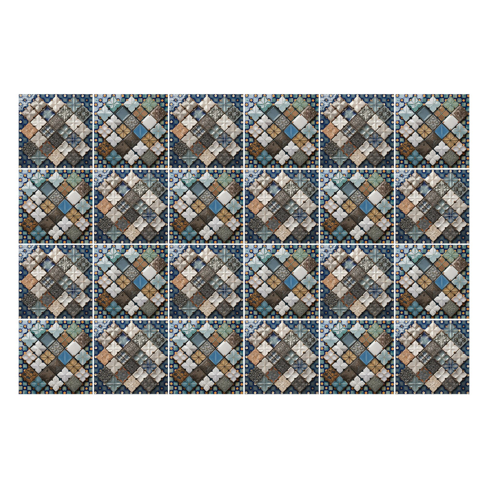 Konyha csempe matrica Geometrikus mozaik