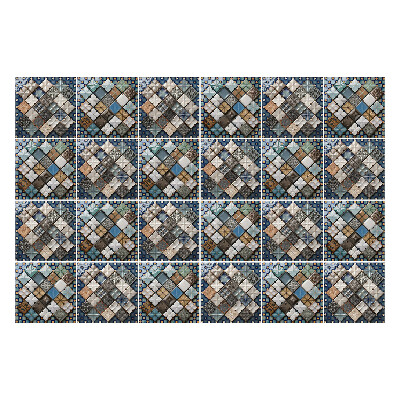 Konyha csempe matrica Geometrikus mozaik