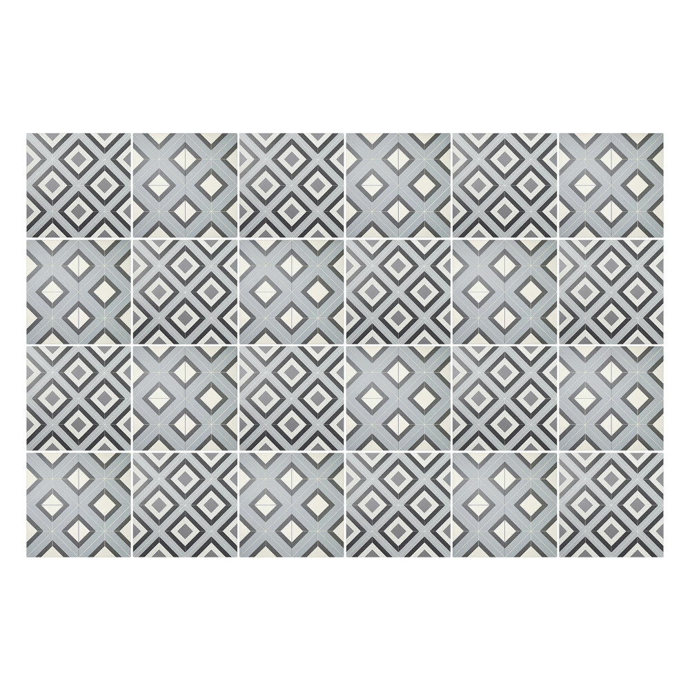 Konyha csempe matrica Geometriai rombuszok rácsban