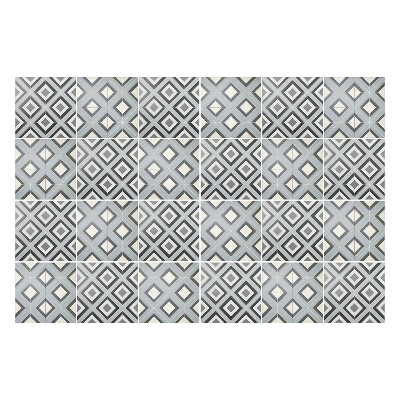 Konyha csempe matrica Geometriai rombuszok rácsban
