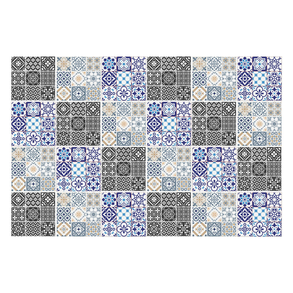 Csempe dekor matrica Többszínű csempék