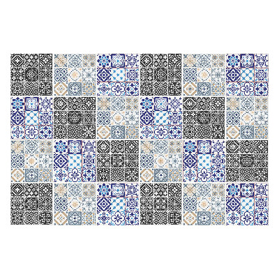 Csempe dekor matrica Többszínű csempék