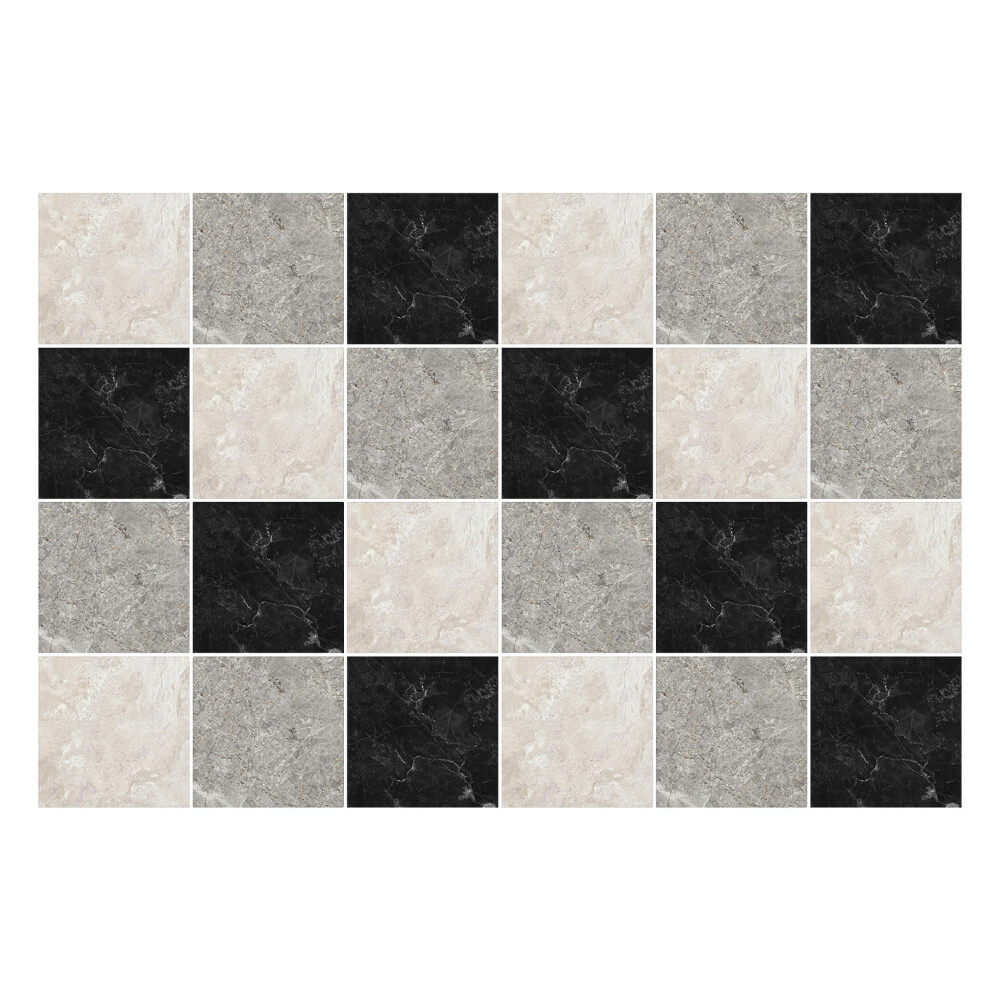 Fali csempe matrica Márvány sakktábla