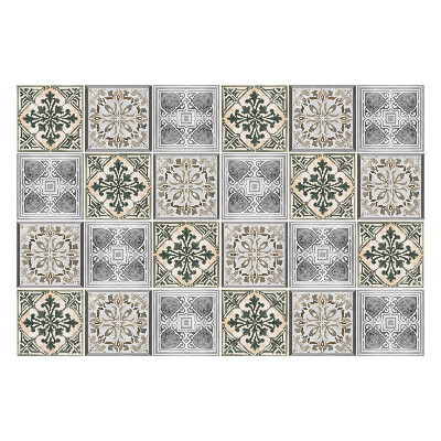 Csempe dekor matrica Régi mozaik csempe