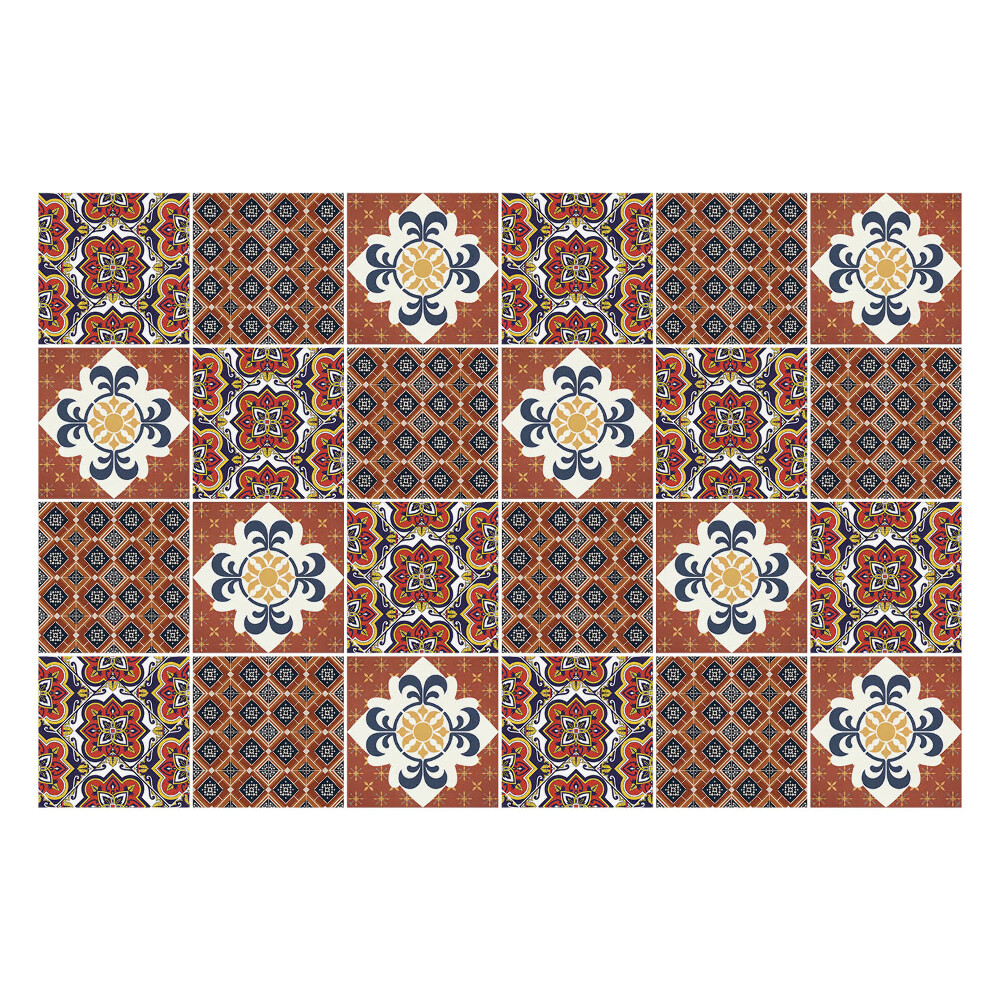 Fali csempe matrica Keleti kerámia motívumok