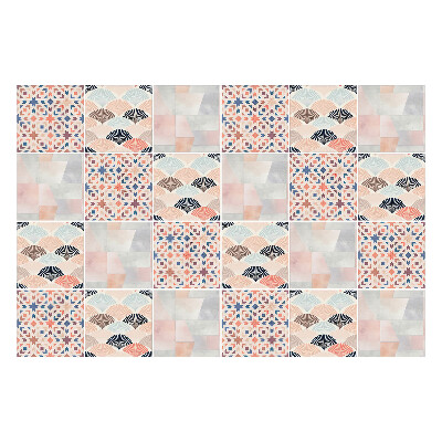 Konyha csempe matrica Pasztell mozaik minták