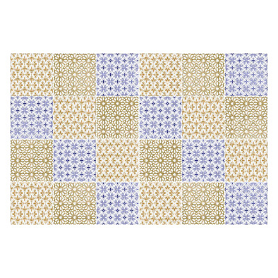 Konyha csempe matrica Kis virágdíszek