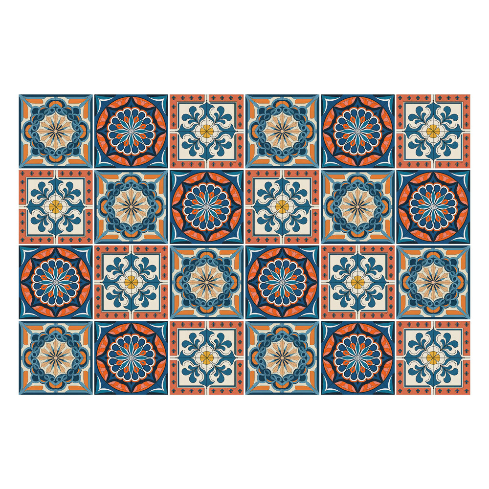 Fali csempe matrica Keleti dizájn