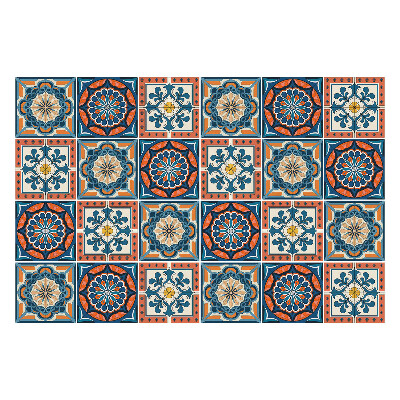 Fali csempe matrica Keleti dizájn