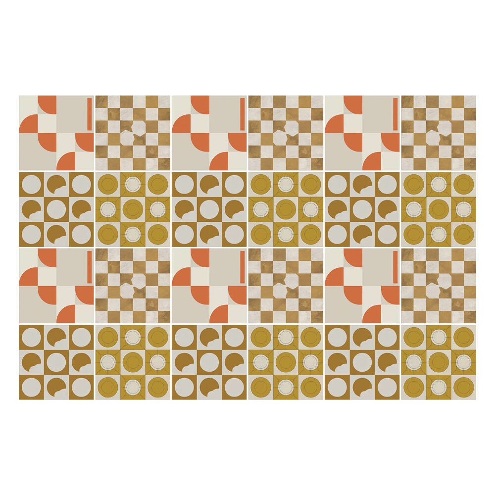 Fali csempe matrica Geometriai alakzatok és ábrák