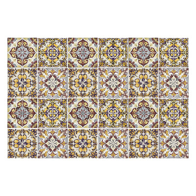 Csempe dekor matrica Virágmotívumok a kompozícióban