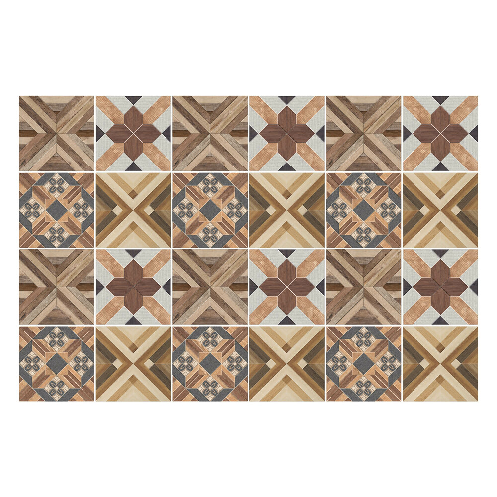 Csempe dekor matrica Geometrikus fa elrendezések