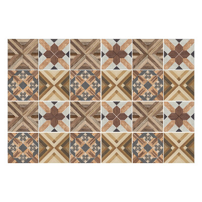 Csempe dekor matrica Geometrikus fa elrendezések