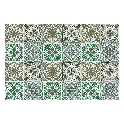 Konyha csempe matrica Növényi és geometriai motívumok