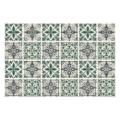 Fali csempe matrica Elegáns csempe virágmotívummal