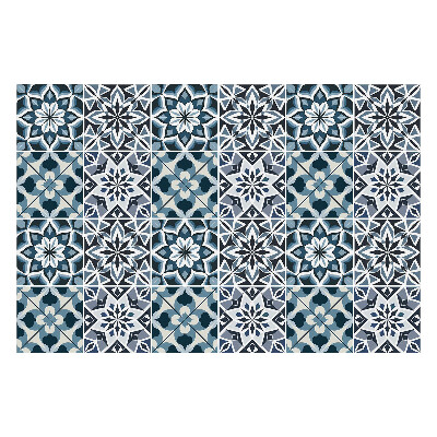 Konyha csempe matrica Virággeometria