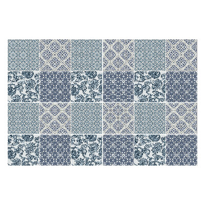 Fali csempe matrica Virágmotívumok a kompozícióban