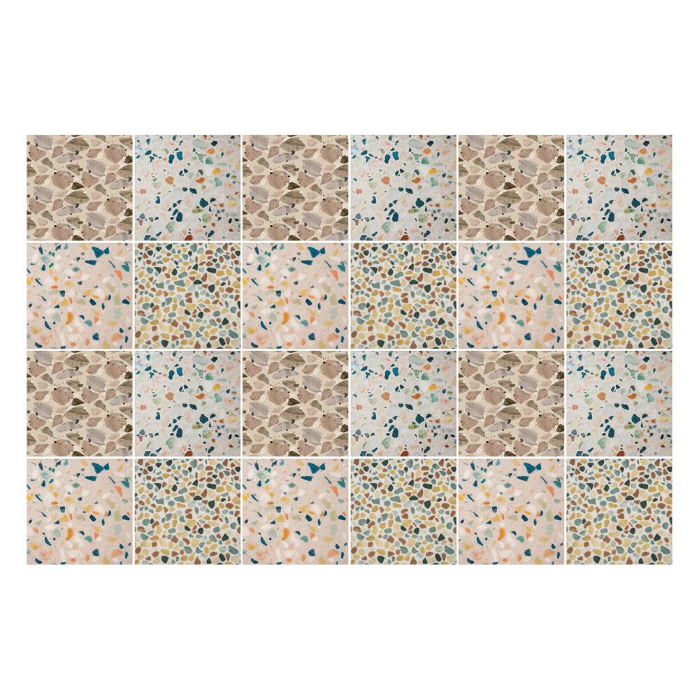 Fali csempe matrica Természetes kövek mozaikban