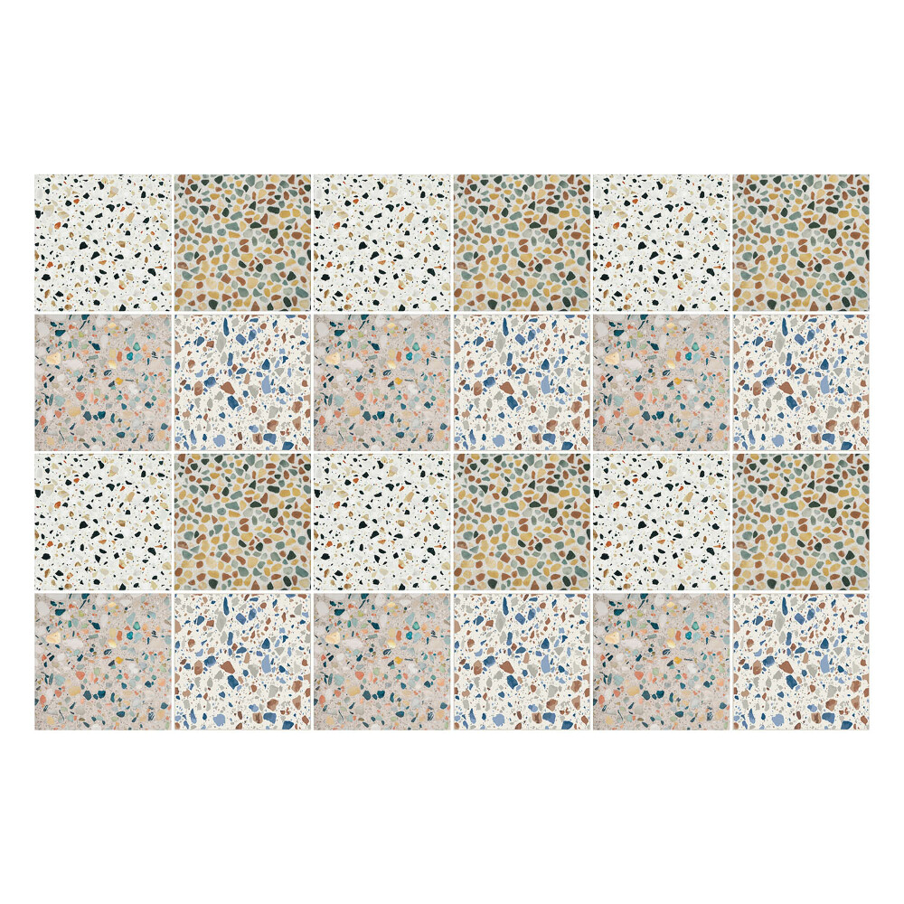 Konyha csempe matrica Kő mozaik hatású