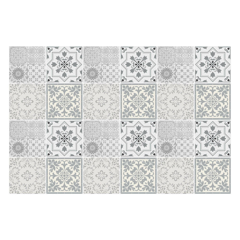 Konyha csempe matrica Elegáns díszes csempék