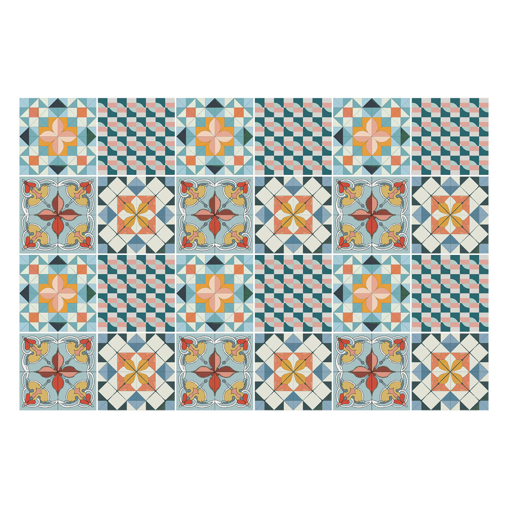 Csempe dekor matrica Pasztellminta