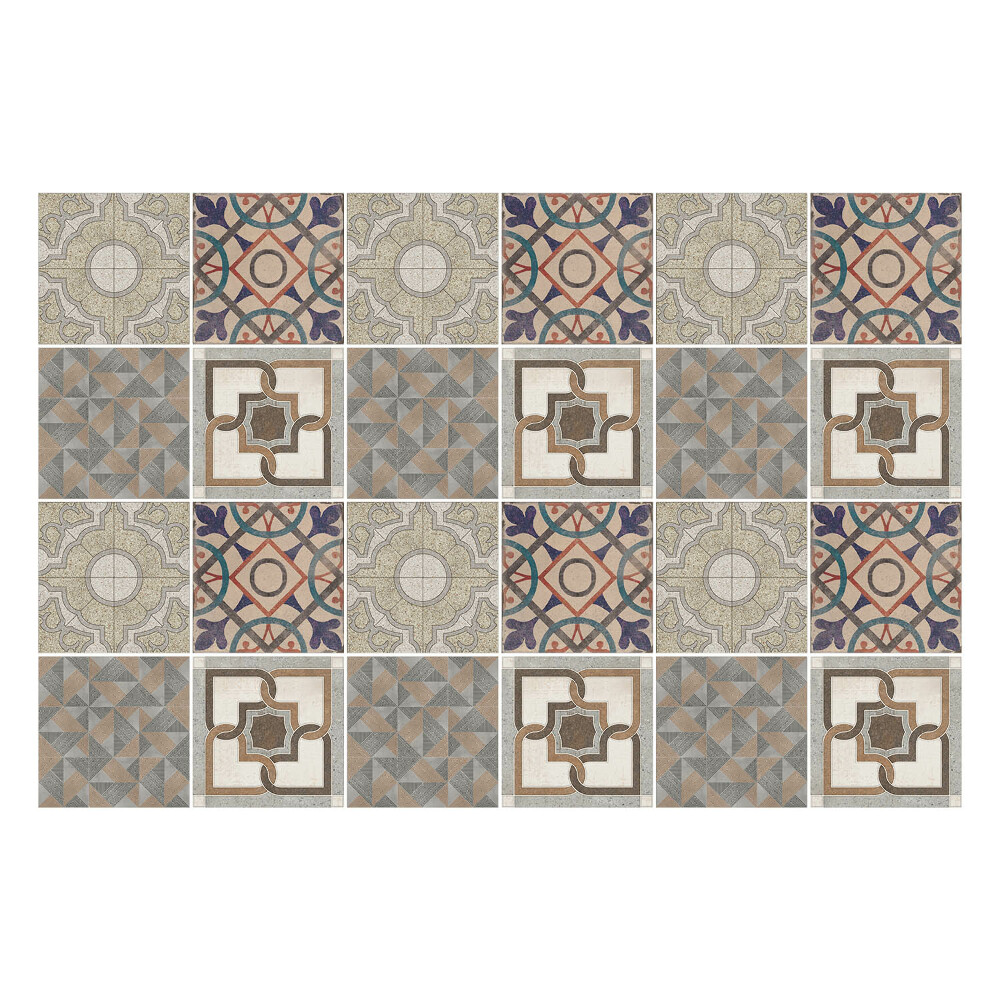 Konyha csempe matrica Egy ősi csempe mozaikja