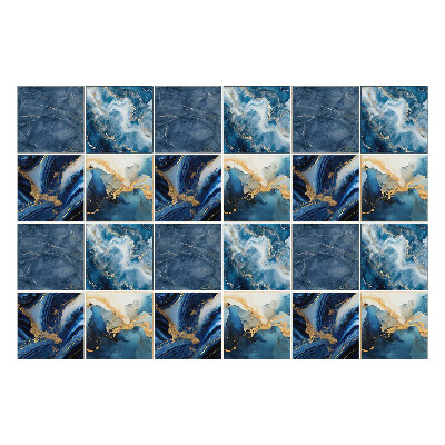 Konyha csempe matrica Absztrakt hullámok és csíkok