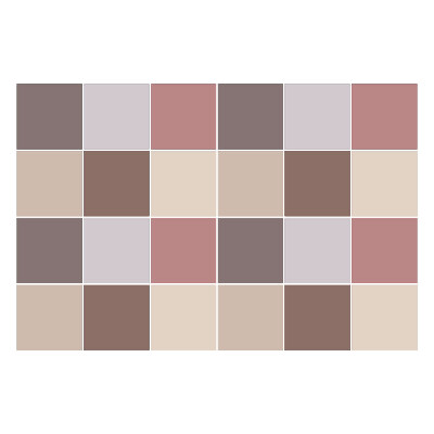 Fali csempe matrica Természetes színek palettája