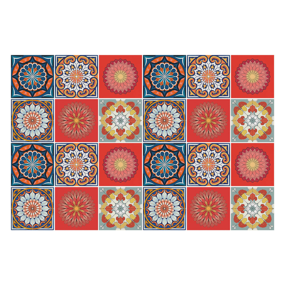 Fali csempe matrica Marokkói mandalák