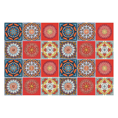 Fali csempe matrica Marokkói mandalák