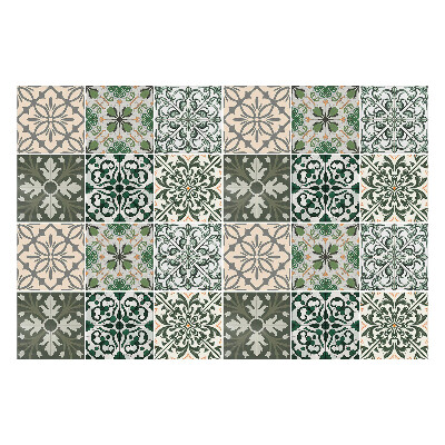 Fali csempe matrica Virágmotívumok a kompozícióban