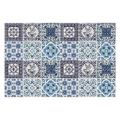 Fali csempe matrica Geometrikus növényi motívumok