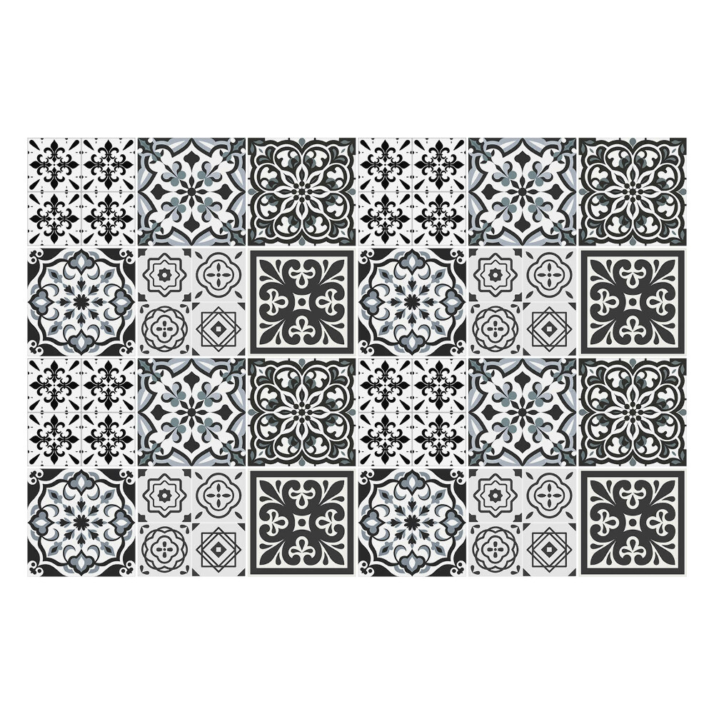 Konyha csempe matrica Geometrikus csempe motívumok