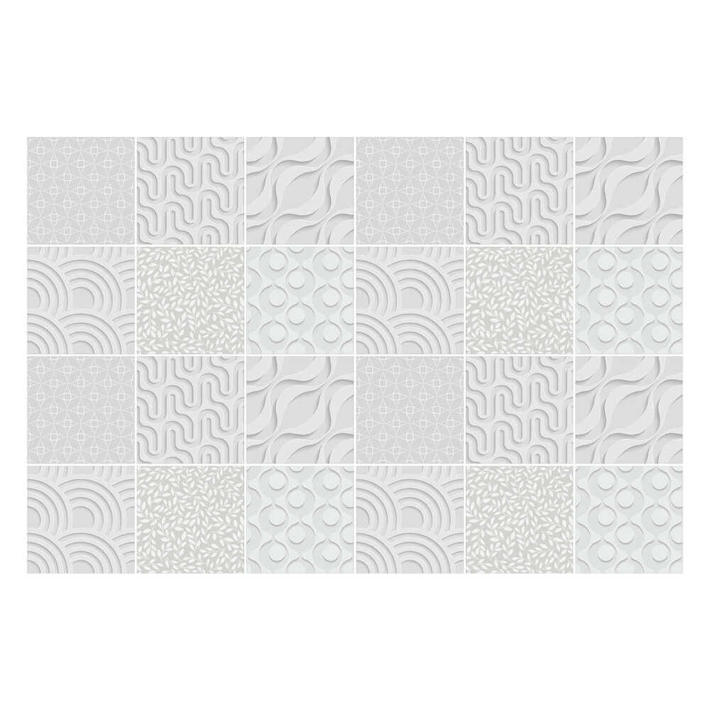 Fali csempe matrica Absztrakt hullámok és formák