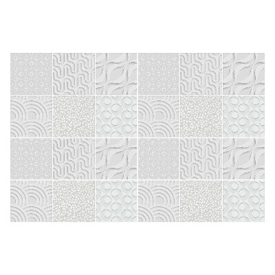 Fali csempe matrica Absztrakt hullámok és formák