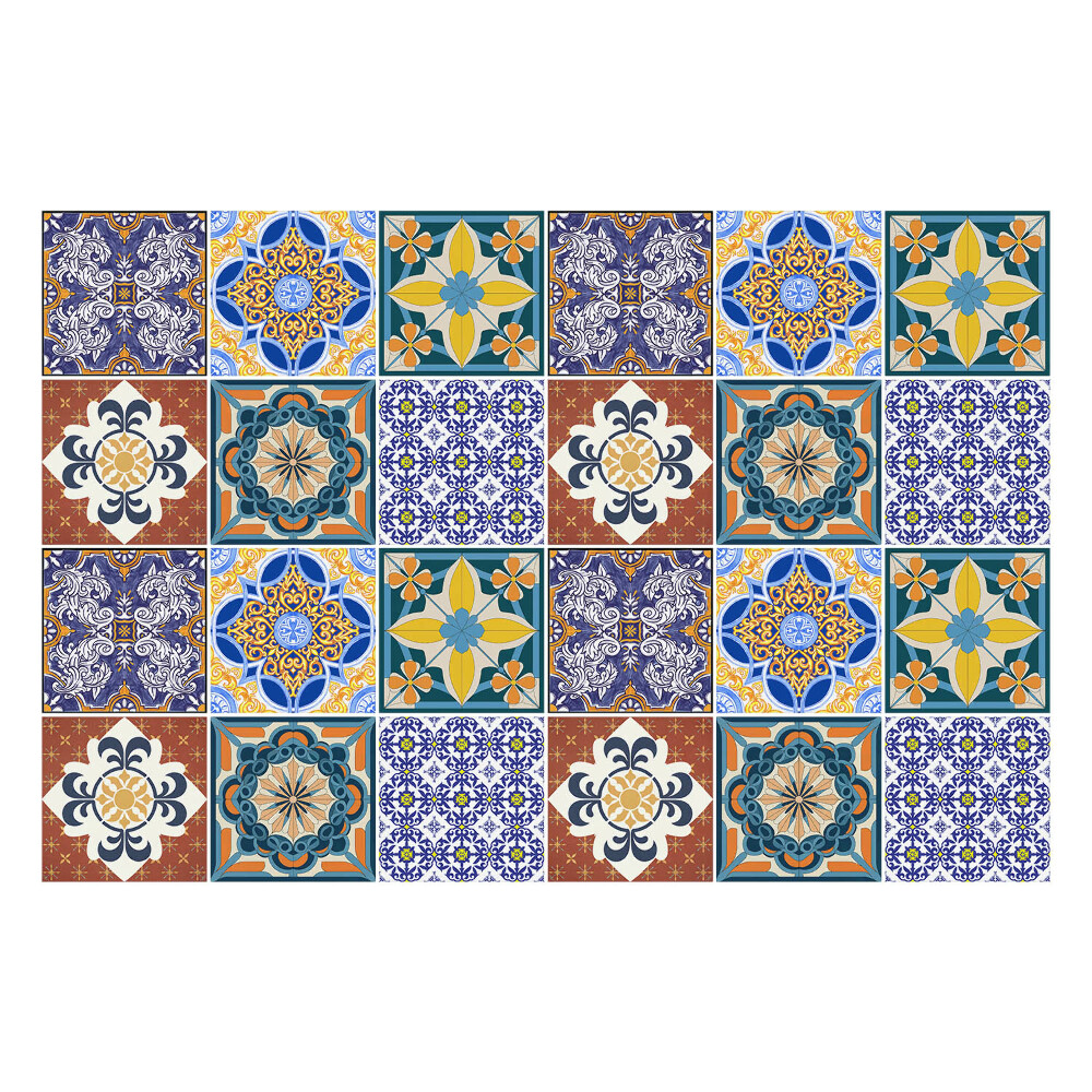 Konyha csempe matrica Kerámia motívumok az elrendezésben