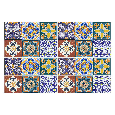 Konyha csempe matrica Kerámia motívumok az elrendezésben