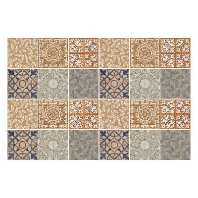 Csempe dekor matrica Régi mozaik csempe