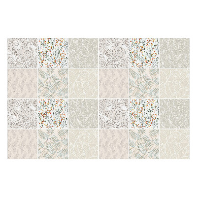 Fali csempe matrica Növényi kompozíciók