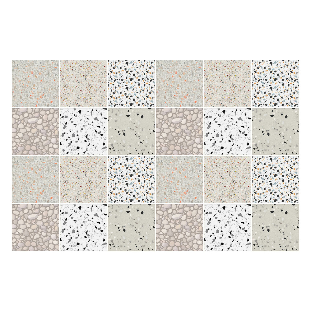 Konyha csempe matrica Kő textúrák mozaikja