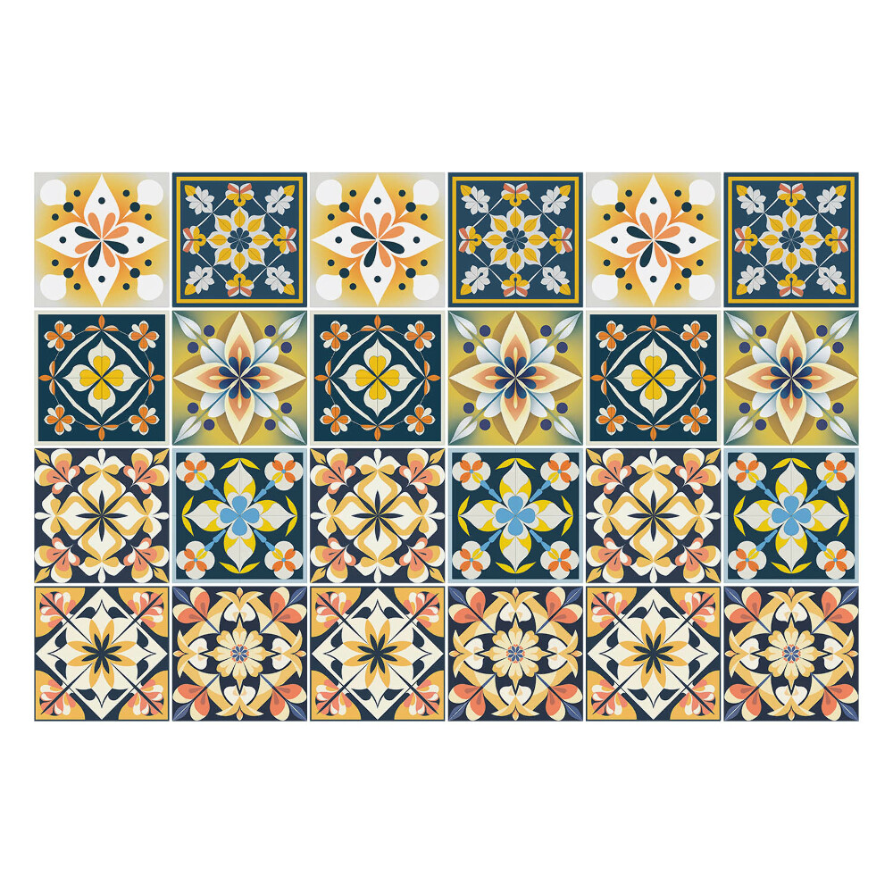 Csempe dekor matrica Marokkói csempeösszetétel