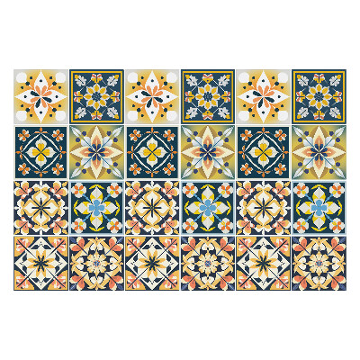 Csempe dekor matrica Marokkói csempeösszetétel